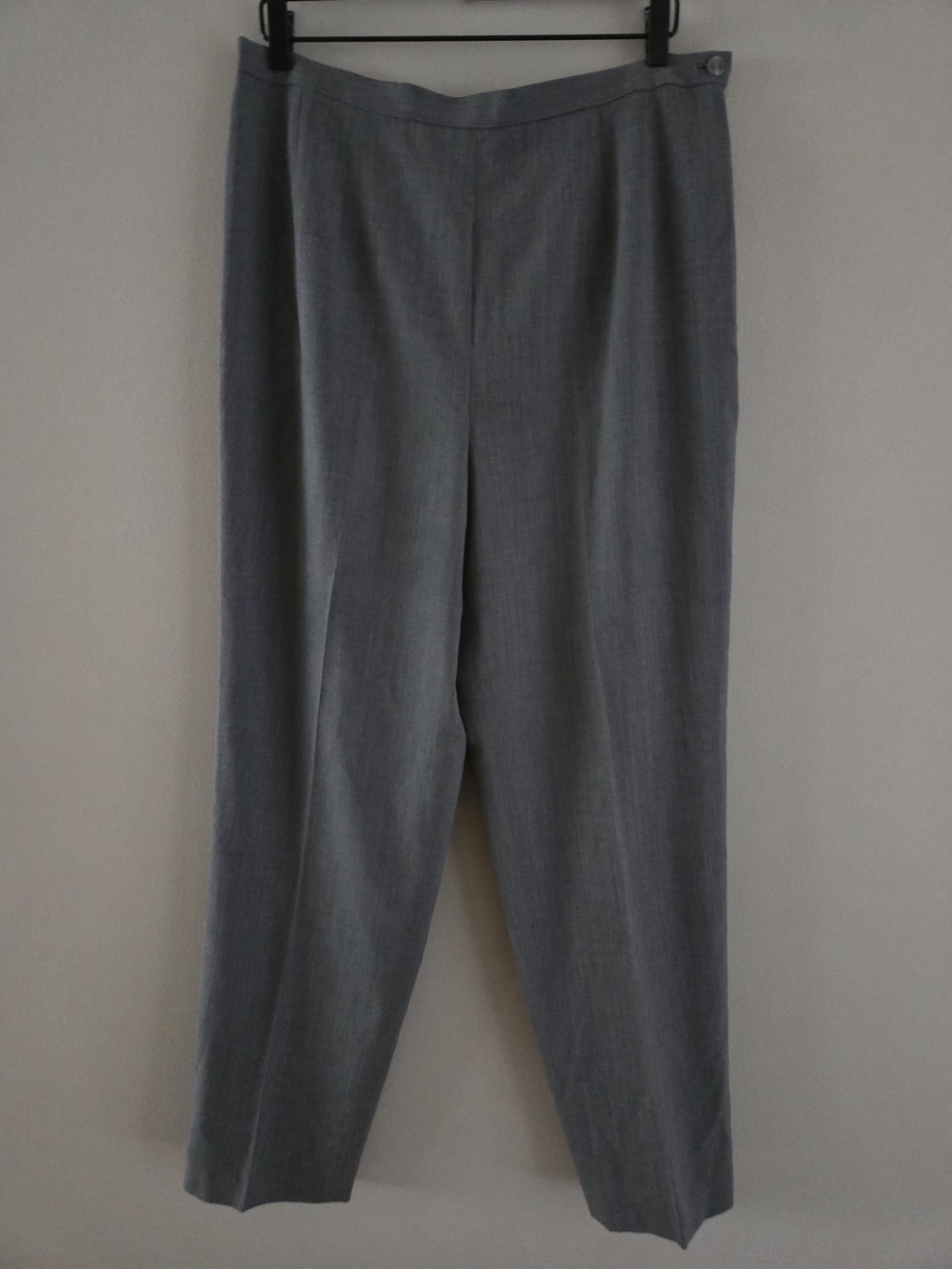 Talbots Pure Wool Gray Dress Pants Women's Size 16 Made in Japan Career- DESC